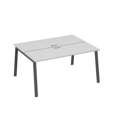 А4 А3 172 СЕ (Серый/Антрацит) Рабочая станция на каркасе TRE столы 2х160