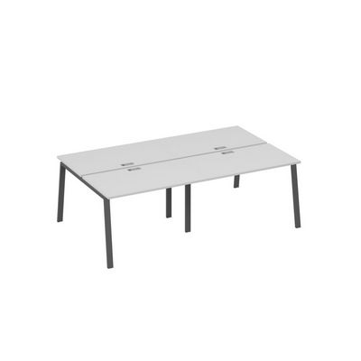 А4 А3 173-2 СЕ (Серый/Антрацит) Рабочая станция на металлокаркасе TRE 4х120