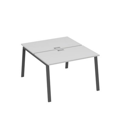 А4 А3 173 СЕ (Серый/Антрацит) Рабочая станция на каркасе TRE столы 2х120