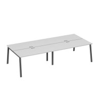 А4 А3 175-2 СЕ (Серый/Антрацит) Рабочая станция на металлокаркасе TRE 4х160