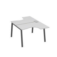 А4 А3 180 СЕ (Серый/Антрацит) Рабочая станция опоры TRE столы 2х120 Классика