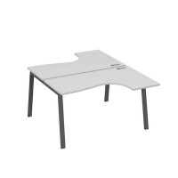 А4 А3 181 СЕ (Серый/Антрацит) Рабочая станция опоры TRE столы 2х140 Классика