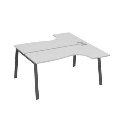 А4 А3 182 СЕ (Серый/Антрацит) Рабочая станция опоры TRE столы 2х160 Классика