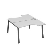 А4 А3 184 СЕ (Серый/Антрацит) Рабочая станция опоры TRE столы 2х140 Классика
