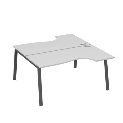 А4 А3 185 СЕ (Серый/Антрацит) Рабочая станция опоры TRE столы 2х160 Классика