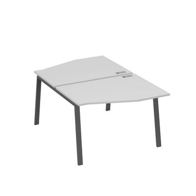 А4 А3 189 СЕ (Серый/Антрацит) Рабочая станция каркас TRE столы 2х120 Техно