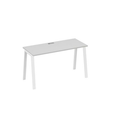 А4 Б3 004 СЕ (Серый/Белый) Стол письменный на металлокаркасе TRE