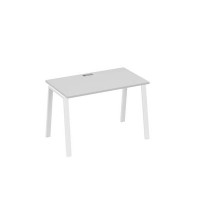 А4 Б3 013 СЕ (Серый/Белый) Стол письменный на металлокаркасе TRE