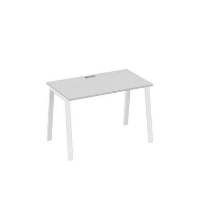 А4 Б3 013 СЕ (Серый/Белый) Стол письменный на металлокаркасе TRE