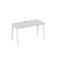 А4 Б3 014 СЕ (Серый/Белый) Стол письменный на металлокаркасе TRE