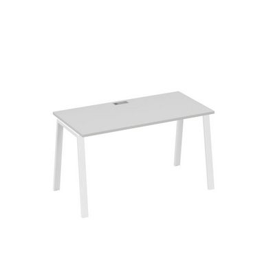 А4 Б3 014 СЕ (Серый/Белый) Стол письменный на металлокаркасе TRE