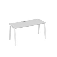 А4 Б3 015 СЕ (Серый/Белый) Стол письменный на металлокаркасе TRE