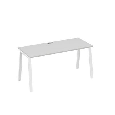 А4 Б3 015 СЕ (Серый/Белый) Стол письменный на металлокаркасе TRE