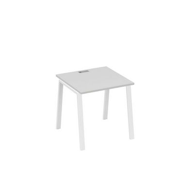 А4 Б3 021 СЕ (Серый/Белый) Стол письменный на металлокаркасе TRE