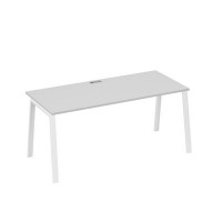 А4 Б3 026 СЕ (Серый/Белый) Стол письменный на металлокаркасе TRE