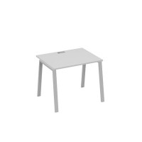 А4 С3 022 СЕ (Серый/Серый) Стол письменный на металлокаркасе TRE