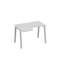 А4 С3 041 СЕ (Серый/Серый) Стол эргономичный левый "Классика" на металлокаркасе TRE