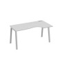 А4 С3 046 СЕ (Серый/Серый) Стол эргономичный правый "Классика" на металлокаркасе TRE