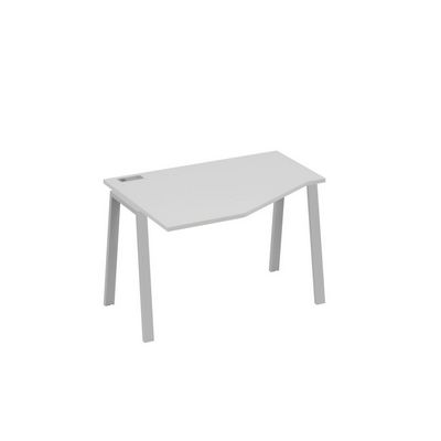 А4 С3 051 СЕ (Серый/Серый) Стол эргономичный левый "Техно" на металлокаркасе TRE
