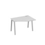 А4 С3 052 СЕ (Серый/Серый) Стол эргономичный правый "Техно" на металлокаркасе TRE