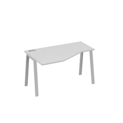 А4 С3 053 СЕ (Серый/Серый) Стол эргономичный левый "Техно" на металлокаркасе TRE