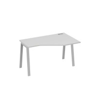 А4 С3 054 СЕ (Серый/Серый) Стол эргономичный правый "Техно" на металлокаркасе TRE