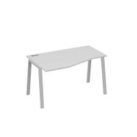 А4 С3 063 СЕ (Серый/Серый) Стол эргономичный левый "Техно" на металлокаркасе TRE