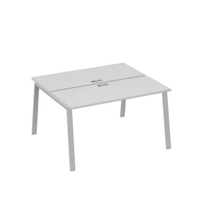 А4 С3 171 СЕ (Серый/Серый) Рабочая станция на каркасе TRE столы 2х140