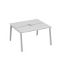 А4 С3 171 СЕ (Серый/Серый) Рабочая станция на каркасе TRE столы 2х140