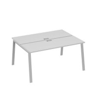 А4 С3 172 СЕ (Серый/Серый) Рабочая станция на каркасе TRE столы 2х160