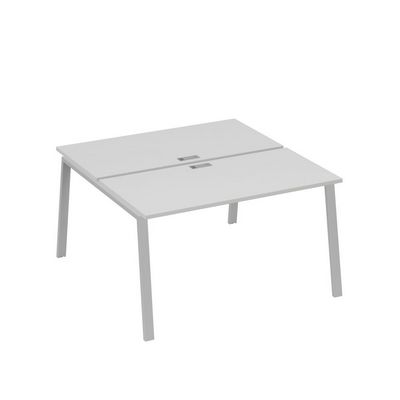 А4 С3 174 СЕ (Серый/Серый) Рабочая станция на каркасе TRE столы 2х140