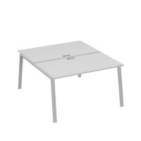 А4 С3 177 СЕ (Серый/Серый) Рабочая станция на каркасе TRE столы 2х140