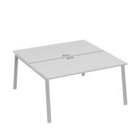 А4 С3 178 СЕ (Серый/Серый) Рабочая станция на каркасе TRE столы 2х160
