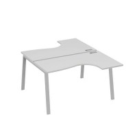 А4 С3 181 СЕ (Серый/Серый) Рабочая станция опоры TRE столы 2х140 Классика