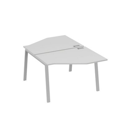 А4 С3 186 СЕ (Серый/Серый) Рабочая станция опоры TRE со столами Техно 2х120