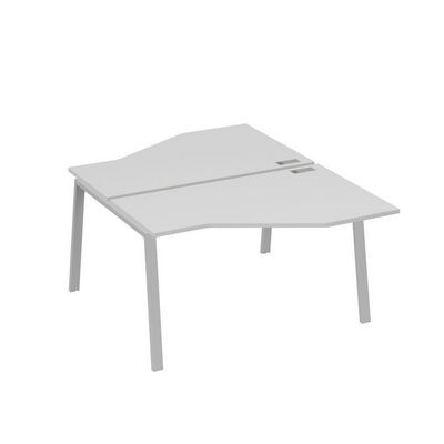 А4 С3 187 СЕ (Серый/Серый) Рабочая станция опоры TRE со столами Техно 2х140