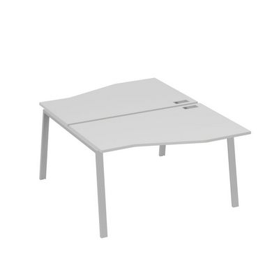 А4 С3 190 СЕ (Серый/Серый) Рабочая станция каркас TRE столы 2х140 Техно