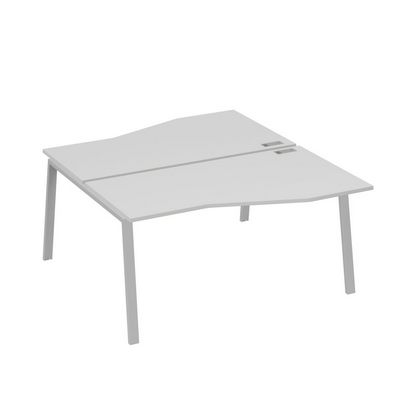 А4 С3 191 СЕ (Серый/Серый) Рабочая станция каркас TRE столы 2х160 Техно