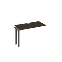 А4 А3 003-1 ВТ (Венге темный/Антрацит) Секция стола 120 рабочей станции на каркасе TRE