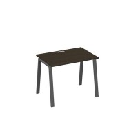 А4 А3 012 ВТ (Венге темный/Антрацит) Стол письменный на металлокаркасе TRE