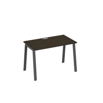 А4 А3 013 ВТ (Венге темный/Антрацит) Стол письменный на металлокаркасе TRE