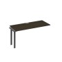 А4 А3 015-1 ВТ (Венге темный/Антрацит) Секция стола 160 рабочей станции на каркасе TRE