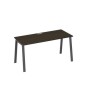 А4 А3 015 ВТ (Венге темный/Антрацит) Стол письменный на металлокаркасе TRE