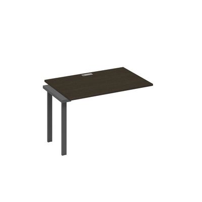 А4 А3 022-1 ВТ (Венге темный/Антрацит) Секция стола 100 рабочей станции на каркасе TRE