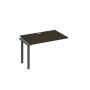 А4 А3 022-1 ВТ (Венге темный/Антрацит) Секция стола 100 рабочей станции на каркасе TRE