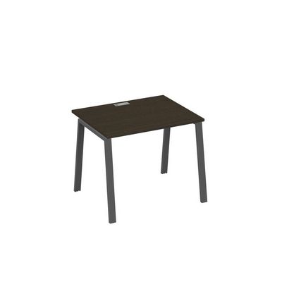 А4 А3 022 ВТ (Венге темный/Антрацит) Стол письменный на металлокаркасе TRE