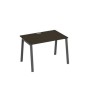А4 А3 023 ВТ (Венге темный/Антрацит) Стол письменный на металлокаркасе TRE