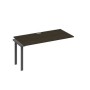 А4 А3 025-1 ВТ (Венге темный/Антрацит) Секция стола 160 рабочей станции на каркасе TRE