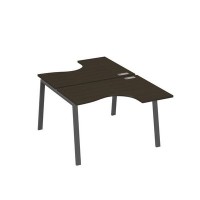 А4 А3 180 ВТ (Венге темный/Антрацит) Рабочая станция опоры TRE столы 2х120 Классика