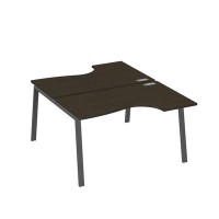 А4 А3 184 ВТ (Венге темный/Антрацит) Рабочая станция опоры TRE столы 2х140 Классика